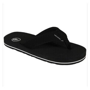 Volcom Boy's Victor Sandal - Classic Black - New - Size 4